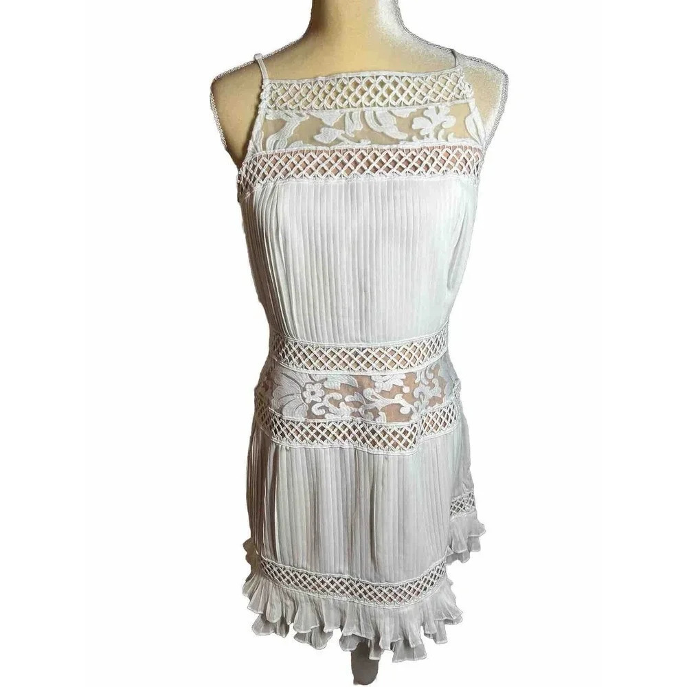 Adelyn Rae Women’s Crochet Lace Dress Size M Boho